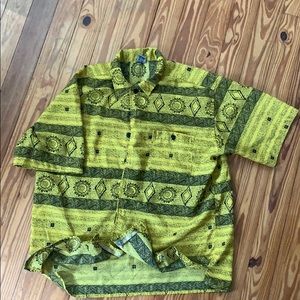 Claudio Nucci Mandala / Geometric SS Button Up